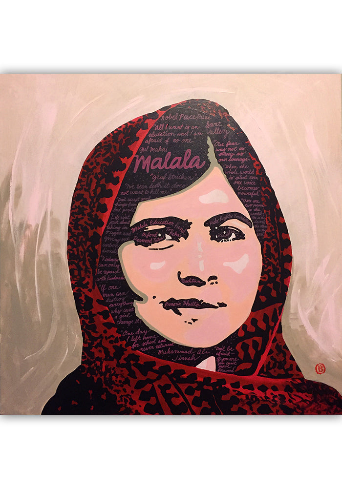 Malala 36"x36"